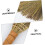 2 Pack Handmade Straw Broom Set for Home Dusting and Floor Sweeping Small Cleaning Tools 3