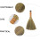 2 Pack Handmade Straw Broom Set for Home Dusting and Floor Sweeping Small Cleaning Tools 2