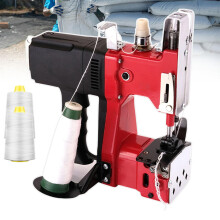 Handheld Bag Sealer Electric Stitcher with 2 Threads for Cloth, Jute, Paper, Grain and Rice Bags