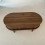 Living And Home Wooden Oval Lift-Top Coffee Table with Hidden Compartment 4