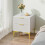 Living And Home Bedside Table with Two Drawers 2