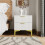 Living And Home Bedside Table with Two Drawers 3