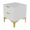 Living And Home Bedside Table with Two Drawers 4