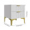 Living And Home Bedside Table with Two Drawers 6