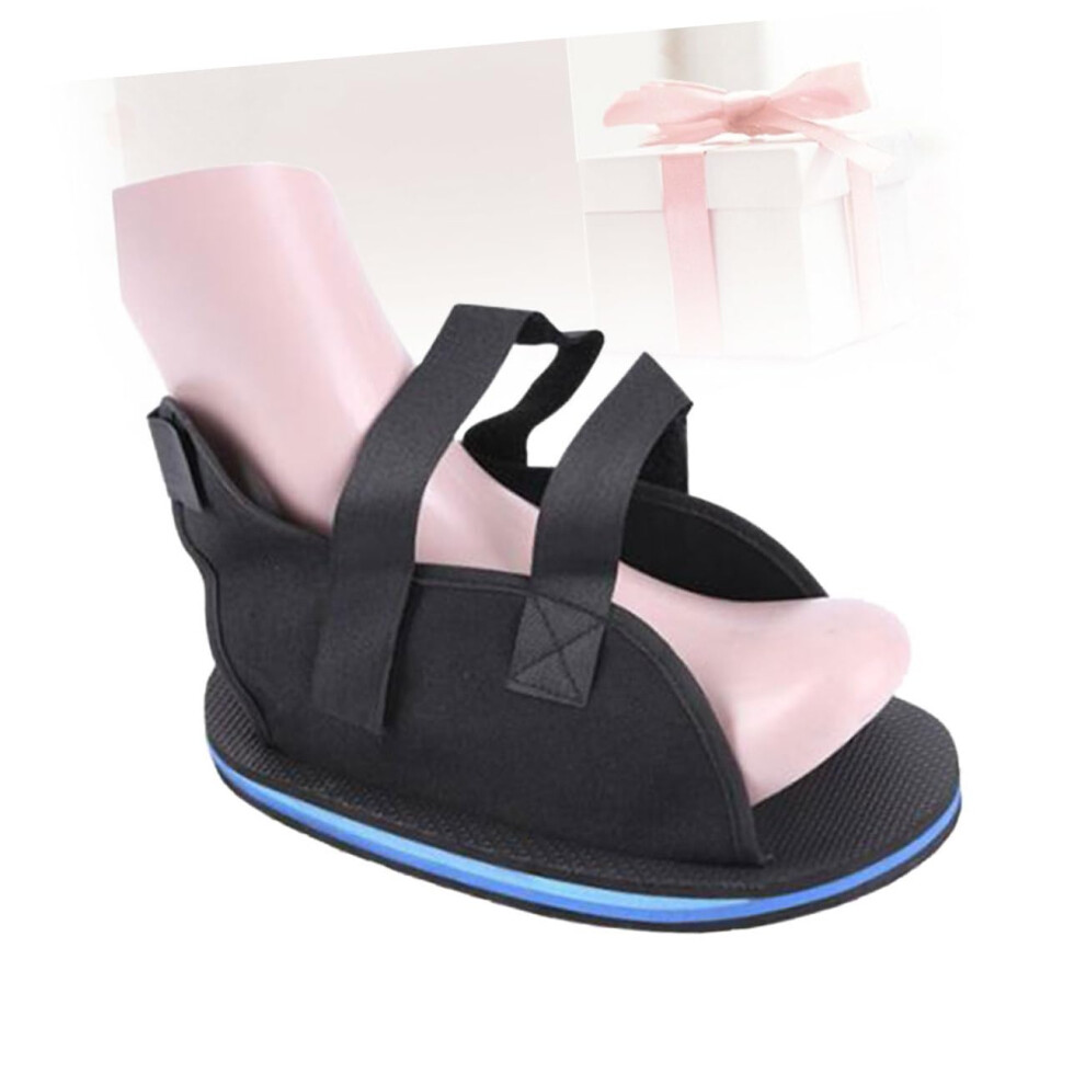 Fracture Recovery Shoe Cover with Non Slip Sole for Broken Foot Toe Injuries and Post Surgery Rehabilitation