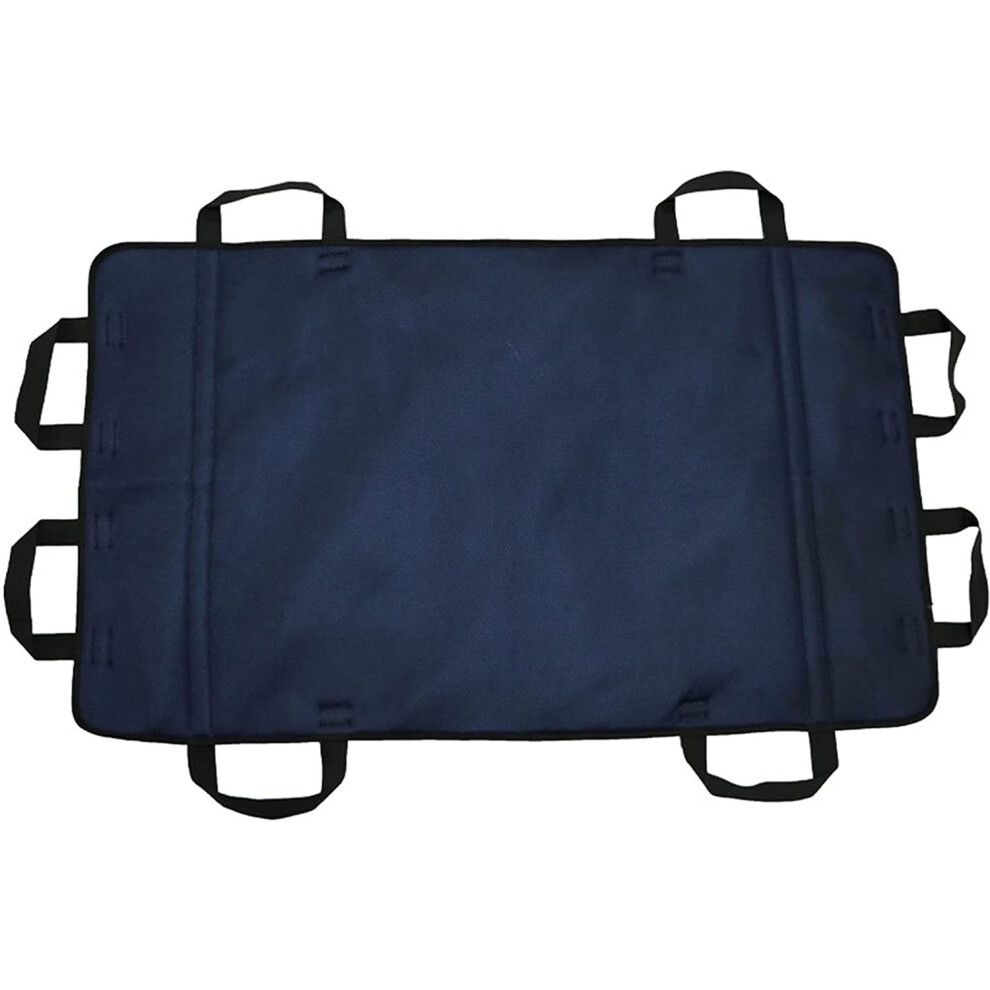 Patient Transfer Sheet with Handles 47x28 Inch for Lifting, Turning, Repositioning Bed Pad for Elderly & Disabled