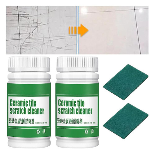 (Bundle 1) Ceramic Tile Scratch Cleaner Multi-purpose Tile Metal Scratch Cleaner for Bedroom 2