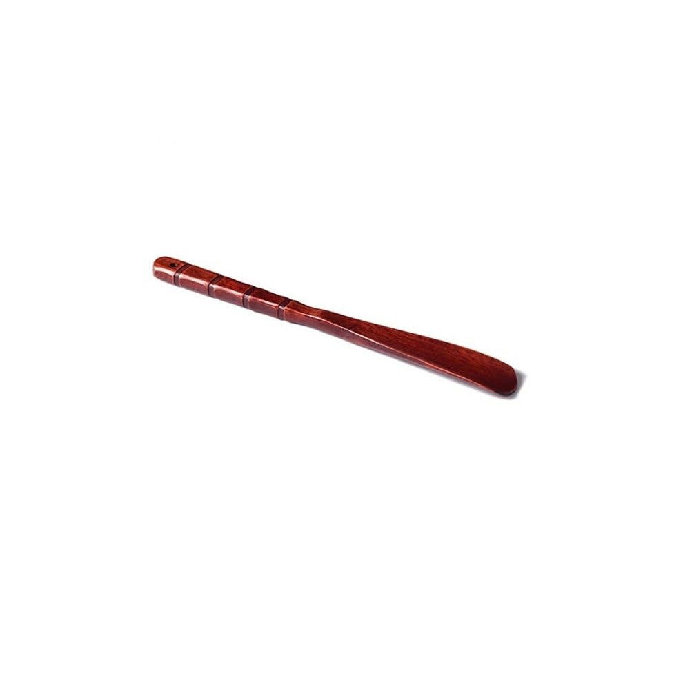Wooden Shoe Horn 22cm Long Handle Shoe Spoon Durable Footwear Aid Tool for Men and Women (1pc04)