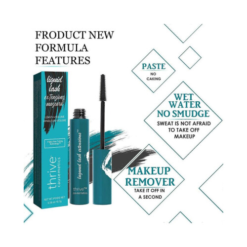 Thrive Causemetics Liquid Lash,Incredible Length Long-Stay,Zero Clumps, Hypoallergenic (Black) 2