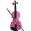 (1/4) (1/4) Student acoustic violin pink 1