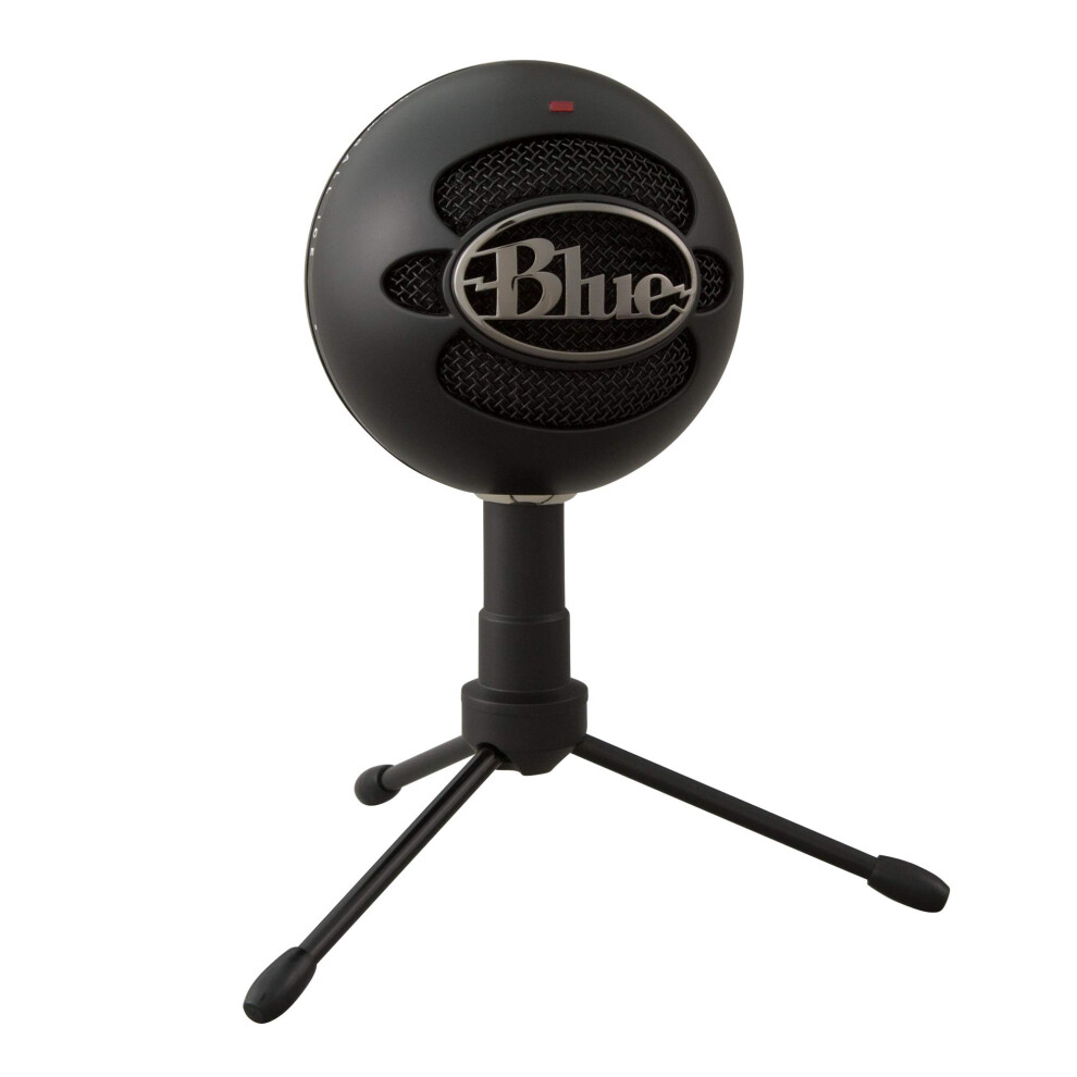 Microphones Snowball Ice Usb Mic For Recording, Streaming, Cardioid Condenser, Adjustable Stand, Plug And Play Blue/Black 9164114181374