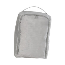 Golf Shoe Bag with Ventilation Oxford Cloth Travel Shoe Organizer for Men and Women, Light Gray
