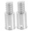 Metal Threaded Broom Handle Extension Pole Adapter for Mop Replacement and Cleaning Tools 1