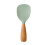 (Green)Creativity Silicone Rice Spoon Washable Lightweight Rice Spoon for Daily Use 1