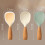 (Rice White) Creativity Silicone Rice Spoon Washable Lightweight Rice Spoon for Daily Use 5