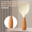 (Rice White) Creativity Silicone Rice Spoon Washable Lightweight Rice Spoon for Daily Use 2