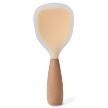 (Yellow 1) Creativity Silicone Rice Spoon Washable Lightweight Rice Spoon for Daily Use