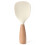 (Rice White) Creativity Silicone Rice Spoon Washable Lightweight Rice Spoon for Daily Use 1