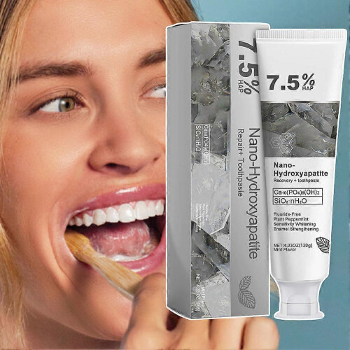 (2pcs)7.5% Nano-Hydroxyapatite Toothpaste Intensives Whitening Tooth Paste Refreshing Breath Teeth Whitener 1
