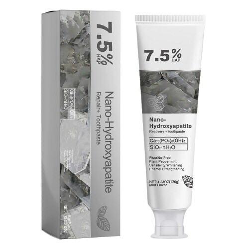 (1pcs)7.5% Nano-Hydroxyapatite Toothpaste Intensives Whitening Tooth Paste Refreshing Breath Teeth Whitener