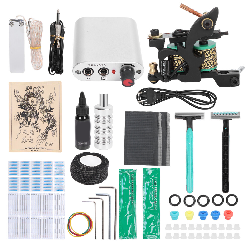 Uniform Speed Tattoo Machine Frame With Smooth Lines Easy To Color 8 Wraps Coil Advanced Tattooing Experience Precise Voltage Control Ergonomic
