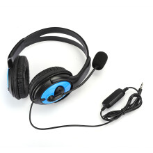 Cuffie stereo con microfono a cancellazione di rumore per giochi e comunicazioni, luce LED, driver magnetico ad alta precisione, vestibilità