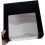 2 Pack Baseball Cap Storage Display Boxes with Clear Viewing Window for Hat Organization Black 2