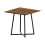 Living And Home 80cm Industrial Style Dining Table with Metal Base 4