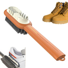 Suede Shoe Brush with Rubber Eraser and Soft Bristles, DoubleSided Cleaner for Nubuck and Leather