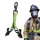 Fireresistant gloves – reflective nylon strap, durable adjustable buckle  Quickaccess glove clip, easy firefighter work belt 4