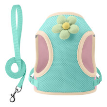 Pet Harness, Reflective Cat Harness, Breathable Puppy Straps for Travel, Outdoor, Night Walking