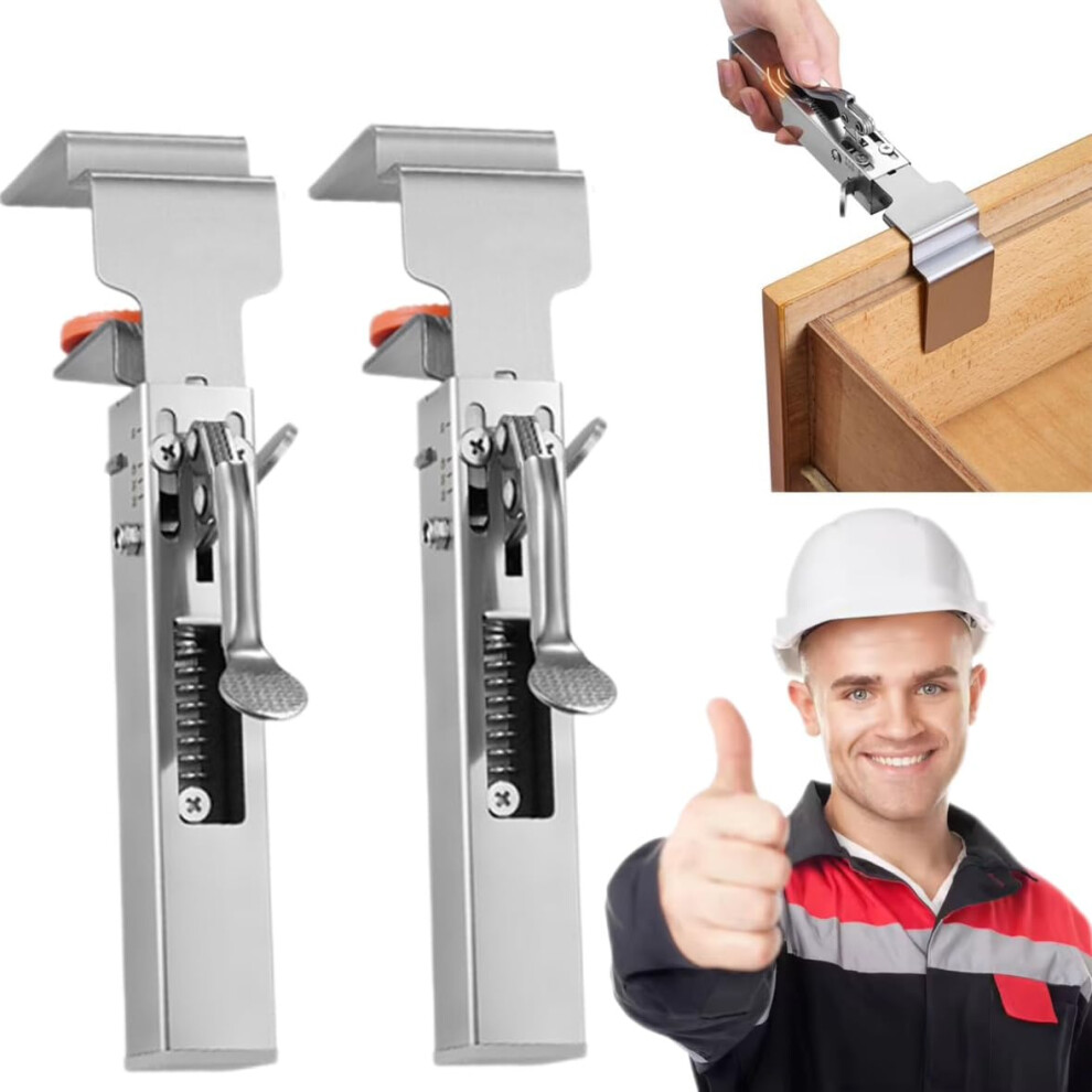 Adjustable Drawer Mounting Clamp, Drawer Front Installation Clamps, Robust Drawer Stabilizer 9044945387483