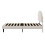 3ft Single Upholstered Bed with LED Adjustable Shell Shape Headboard 4