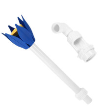 Adjustable Waterfall Pool Fountain Nozzle Lotus Shape Pool Fountain Jet
