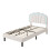3ft Single Upholstered Bed with LED Adjustable Shell Shape Headboard 10