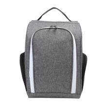 Waterproof Golf Shoe Bag with Handle for Travel, Mesh Airflow Organizer for Men and Women, Gray