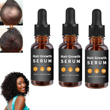 3pcs Natural Herbal Hair Growth Serum Oil for Thicker Fuller Hair and Anti Hair Loss Treatment