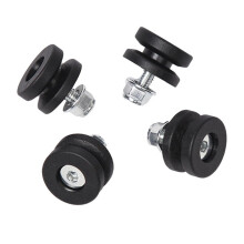 Motorcycle Tail Box Helmet Trunk Mount Bracket Bushing Pad Buckle Set 4PCS Compatible with Multiple Models (Type 2.7mm)