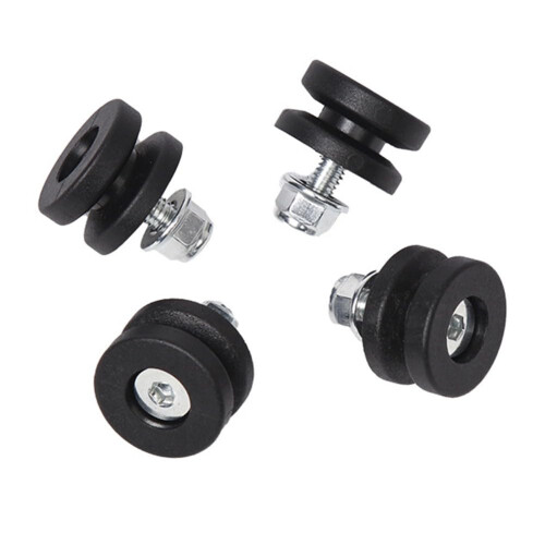 Motorcycle Tail Box Helmet Trunk Mount Bracket Bushing Pad Buckle Set 4PCS Compatible with Multiple Models (Type 2.7mm)