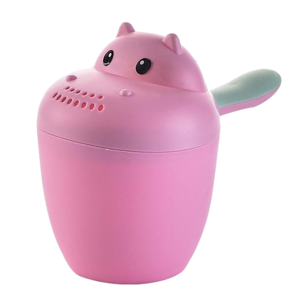 Bath Rinser Cup  Cartoon Hippo Baby Rinse with Eye Protection