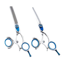 Swivel Thumb Hair Cutting Shears, 5.5 Inch Professional Salon Japanese Stainless Steel 9CR Barber Scissors Set Ref: 3894