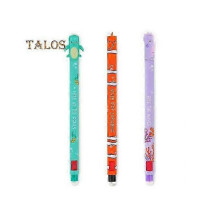 3 Pcs Erasable Gel Ink Pens Cartoon Seahorse Clownfish Turtle Erasable Ballpoint Pen with Built-in Eraser Rollerball Pen for School Office Supplies 20