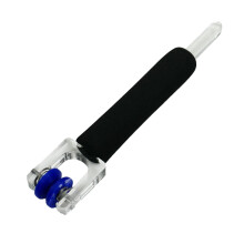 Foil Crimper with Ergonomic Foam Grip and Double Spring Roller for Glass Foiling and Aluminum Foil