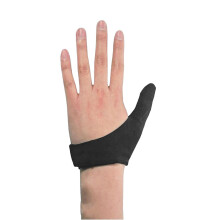 Bowling thumb covers, compact and lightweight bowling thumb guard, bowling glove with adjustable thumb stabilizer.
