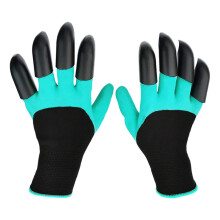 Garden Gloves with Claws for Digging and Planting, Weed Pulling Protective Gardening Gloves for Women and Men
