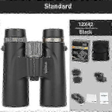 (Black Standard) 12x42 Binoculars Professional Hd Telescope Powerful Long Range Bak4 Prism For Hunting Outdoor Camping Ed Lens Ipx7 Waterproof