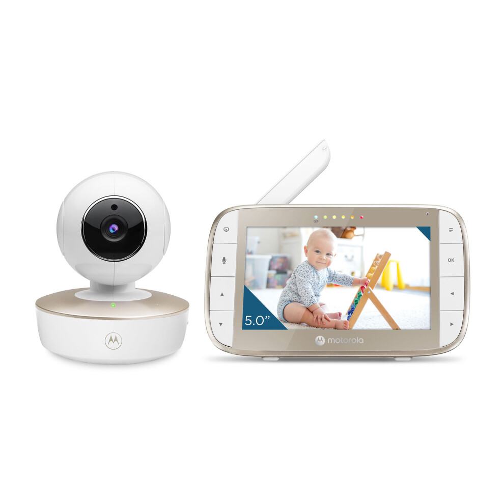 Motorola Video Baby Monitor Nursery Vm50g Infrared Night Vision Zoom, Tilt & Pan