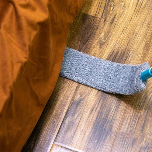 Microfiber Telescopic Duster with Long Handle, Bendable Head for Under Furniture and  Ceilings 1