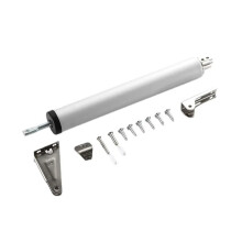 Hydraulic Door Closer 35kg Silent LoadBearing Pneumatic Buffer for Home Office Doors Silver