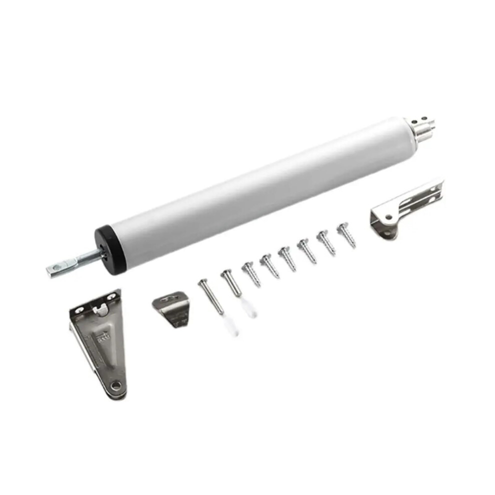 Hydraulic Door Closer 35Kg Silent Loadbearing Pneumatic Buffer For Home Office Doors Silver 9164114009449